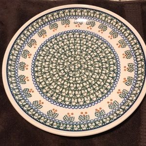Polish pottery plate